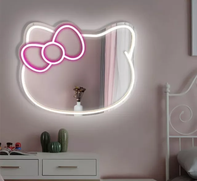 Big Bow Hello Kitty LED Dimmable Mirror 34x40cm. One Of A Kind 3