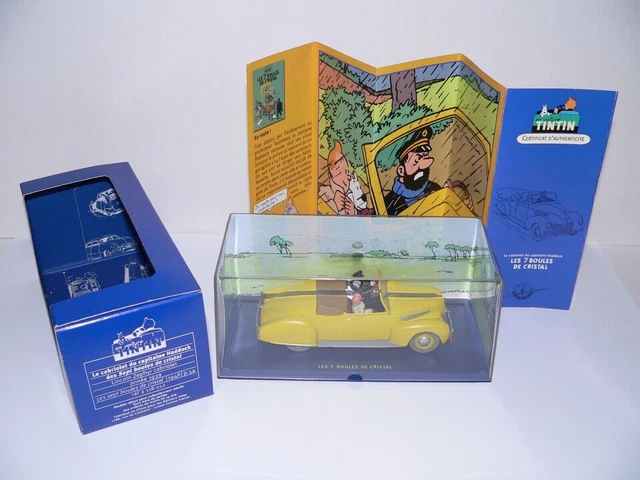 Figurine Tintin - Editions Atlas - N°25 Le Taxi Ford (Les 7 Boules De Cristal) - Neuve