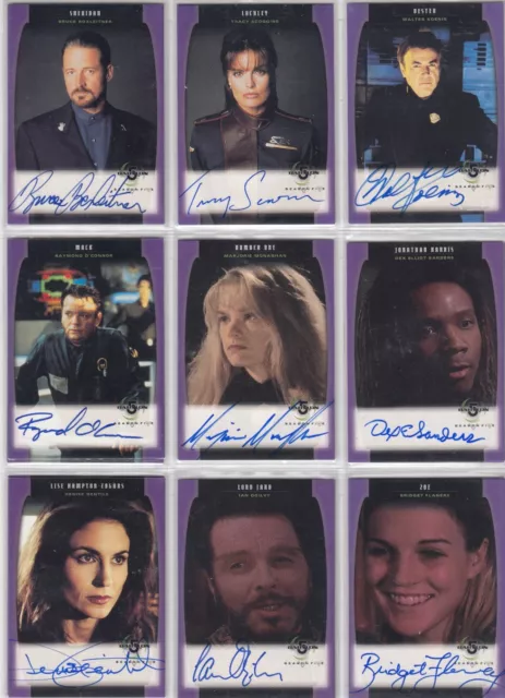 Babylon 5  Season 5  Auto / Autograph Card Selection Skybox