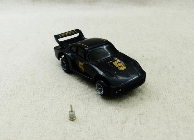 TCR Porsche noire voiture ho slot car new pour circuits Tyco Tomy AFX Faller etc