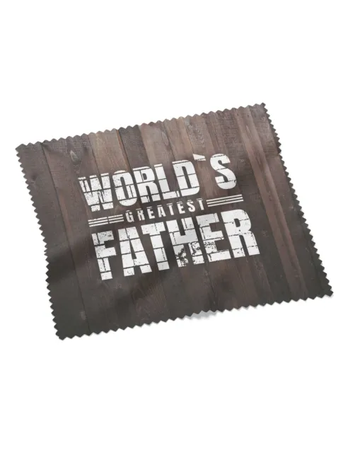 World's Greatest Father Brillenputztuch Bester Papa Dad Vatertag Gift Geschenk