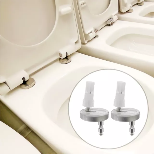 Toilet Seat Hinges Loose Stainless Steel Bolts Screw Tightening Kit Suite Lid