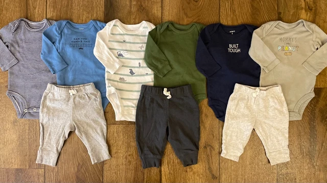 Carters Baby Boy 3 Months Outfits Pants Shirts Bodysuits Clothes Fall Winter Lot