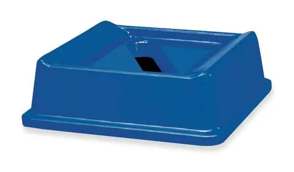 Rubbermaid Commercial Fg295673blue Recycling Wastebasket Container, 7 Gal 3
