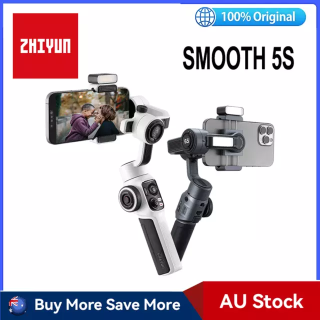 Zhiyun SMOOTH-5S Handheld Pro 3-Axis Smart Gimbal Stabilizer Fill-Light Tripod