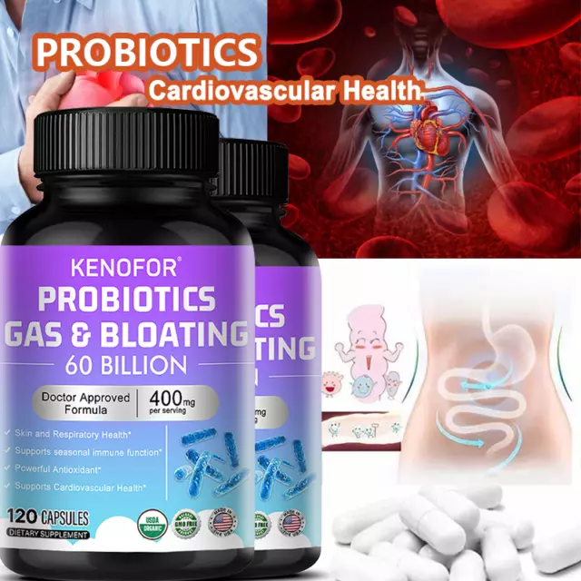 Probiotic Advanced Multi-Strain Formula 30, 60, 120 Capsules