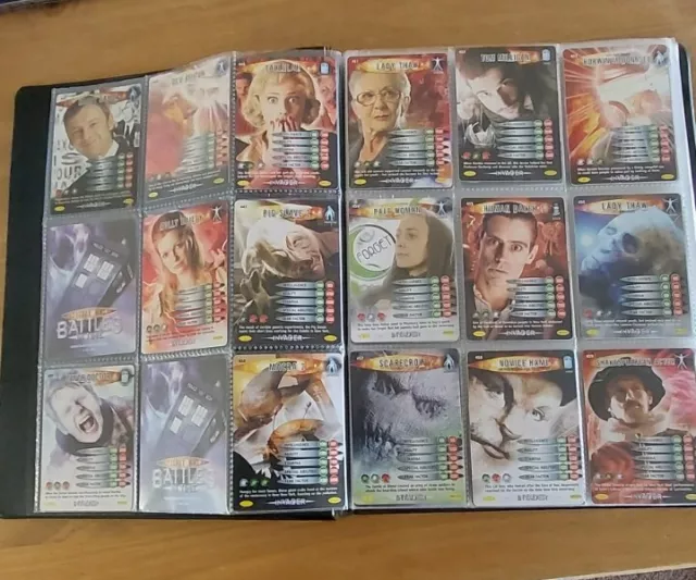 200+ Doctor Who Battles in Time Trading Cards Bulk Job Lot Dr Who in binder