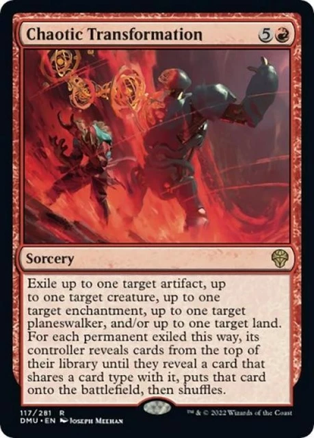MTG Chaotic Transformation - Near Mint Normal - Dominaria United