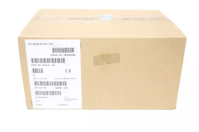 Sealed Genuine HP 1TB 7.2K Fata FC Eva HDD Hard Drive AG883A - 454416-001