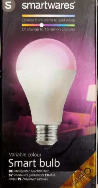 Smartwares HW1601 Smart Home Pro E27 LED Lampe stufenlos einstellbar dimmbar