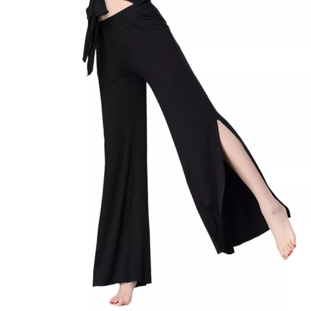 Women Modal Dance Pants Trousers Ballroom Dancewear Latin Belly Practice New 3