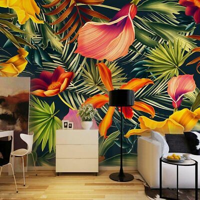 Tropical 3D Mural Wallpaper Bedroom Wallpapers Durable Murals For Wall Covering