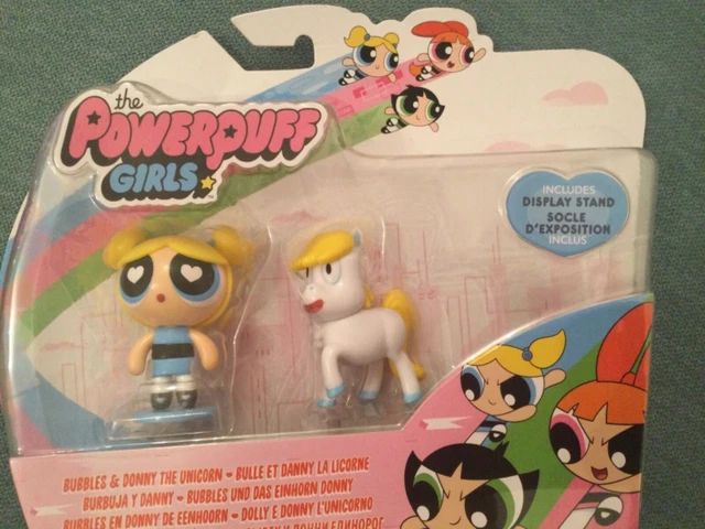 Powerpuff Girls figure set Bubbles & Donny the unicorn NEW IN SEALED