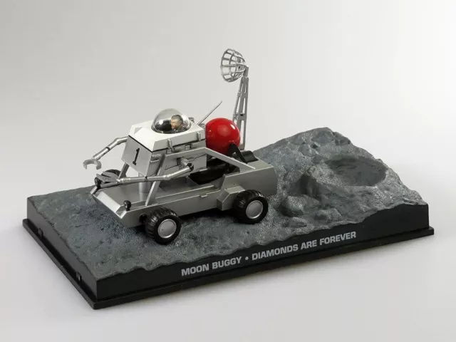 James Bond CAR COLLECTION 007 Moon Buggy Diamonds Are Forever 1:43 Diecast 