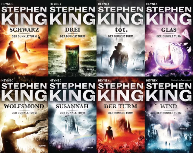 Der dunkle Turm. Stephen King. Der Horror-Klassiker, alle 8 Bände im Set!