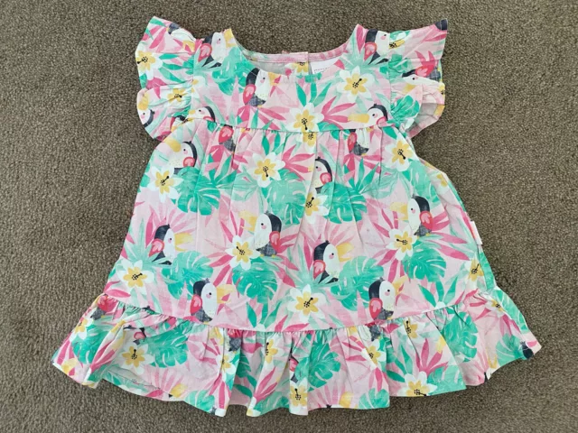 Sprout Baby Girls Tropical Top And Bloomer Set Size 00 NWT