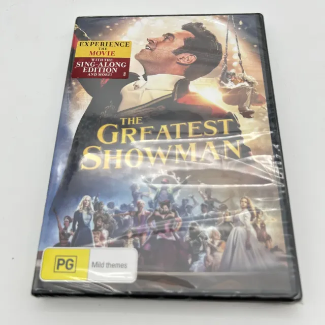 The Greatest Showman DVD 2017 Hugh Jackman Zac Efron Musical Circus NEW SEALED