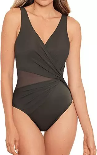 Miraclesuit OLIVETTA Illusionists Circe One Piece Swimsuit, US 12