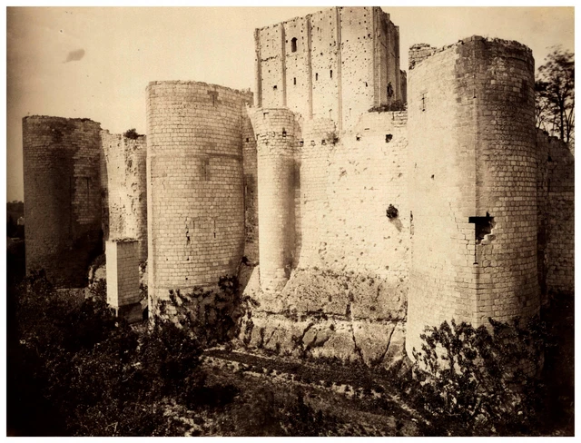 Tirage Albuminé Ancien - Château De Queyras En France, Circa 1890 - Format 12x17 Cm