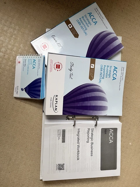 KAPLAN ACCA SBR Study Text, Exam Kit, and Integrated Workbook Binder £ ...