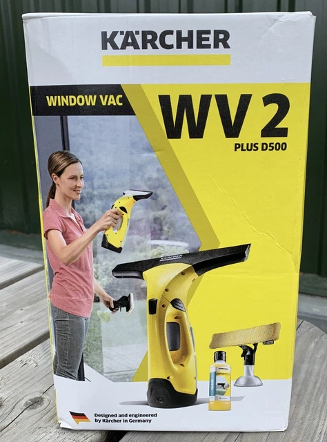 Karcher WV 2 Plus D500 Aspirapolvere per finestre senza fili con strumenti nuovissimo