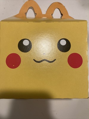 mcdonalds happy meal pikachu box