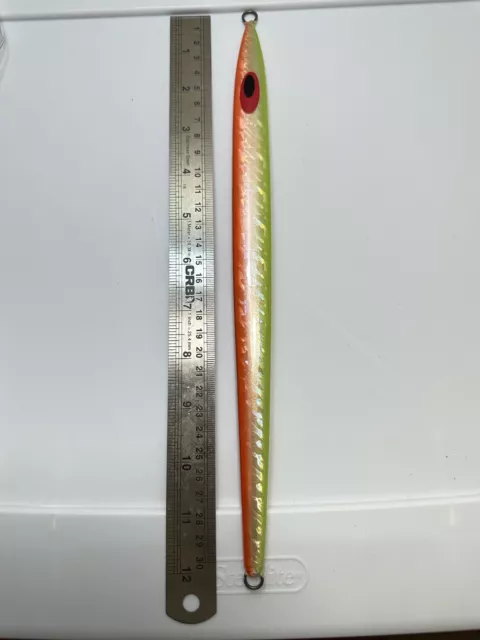 Saltwater Fishing Jig Vertical Metal Lead Jig Jigging Bait 400GR.AJ Tuna Grouper