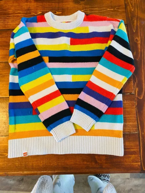 Lego Target Colab Sweater Kids Sweater  Sz Large Multicolor