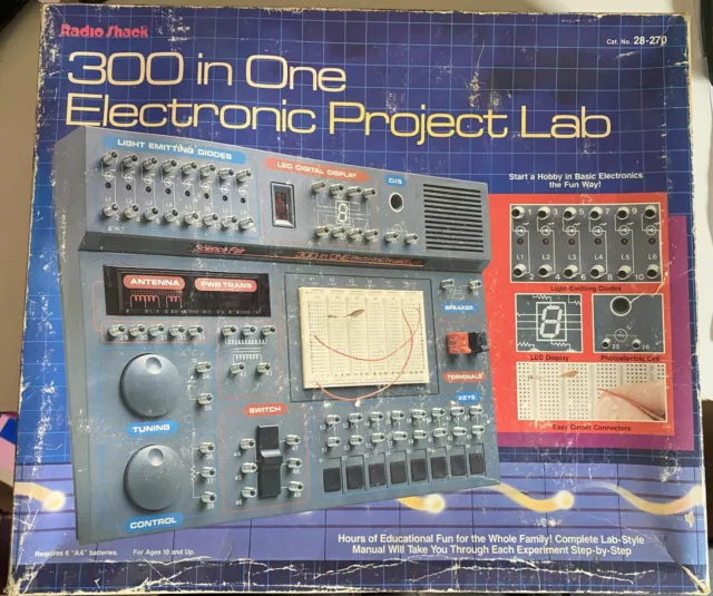 Radio Shack 300 in One Electronic Project Lab used