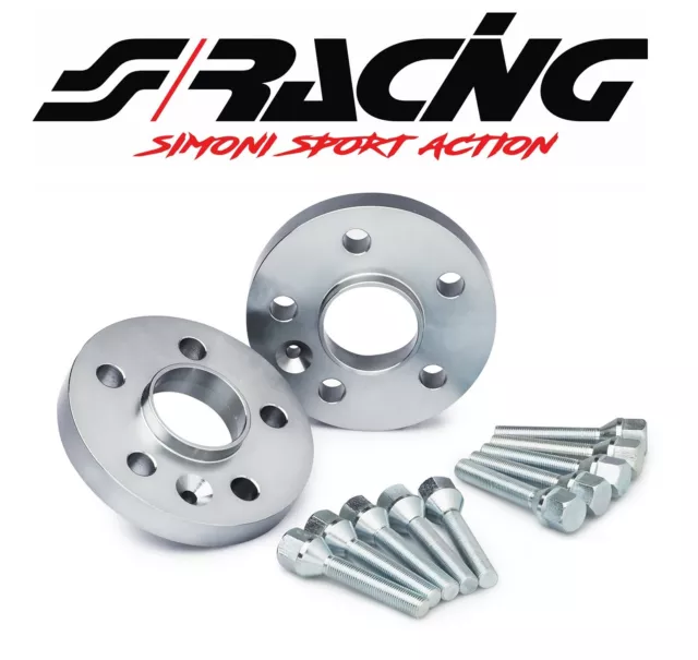 DISTANZIALI SIMONI RACING 12mm CON BULLONI - BMW E81 E82 E87 E36 E46 E90 E91 E92