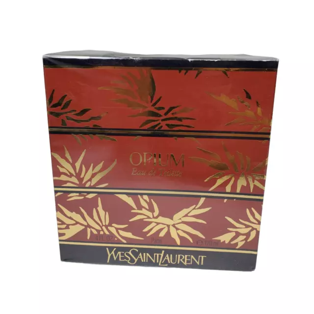 VTG 70s/80s Yves Saint Laurent Opium Eau de Toilette 4oz SEALED Unopened YSL