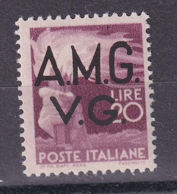 trieste venezia giulia AMGVG n.18 mnh gomma integra (centrato cv 180)