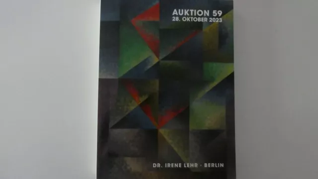 Auktionskatalog Lehr Berlin, Okt. 2023,Penck, Möhwald, Metzkes, Picasso, Förster