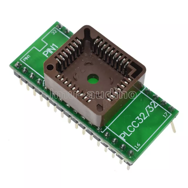 1PCS PLCC32 to DIP32 Programmer Adapter IC Socket Converter Module