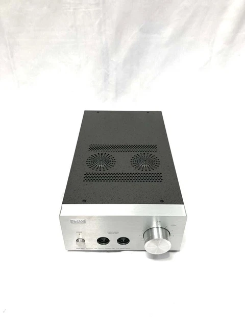 STAX SRM-500T Vacuum Tube Headphone Amplifier, Silver, Store Display