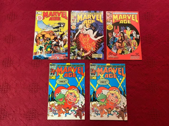 Marvel Age #2, #6, #7 1st Spider-Ham (1983), #97 (1991) 1st Darkhawk - Lot of 20 2