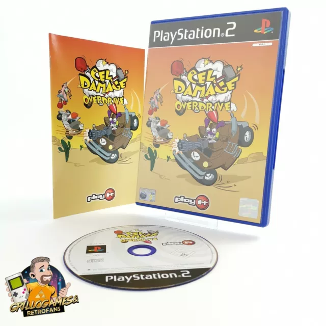 Sony Playstation 2 gioco ""Cel Damage Overdrive"" PS2 | IMBALLO ORIGINALE PAL