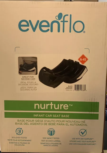 Evenflo Nurture Infant Baby Car Seat Base Black