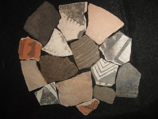 Arizona Anasazi Pottery Shards, Prehistoric Indian Artifacts FREE SHIPPING #PS19
