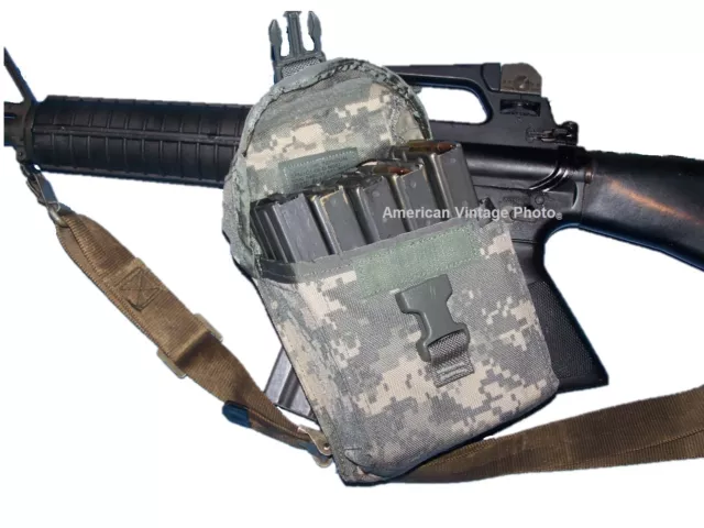 Ifak Saw Us Army Military Issue Acu Molle 100 Round Ammo Pouch First Aid Field