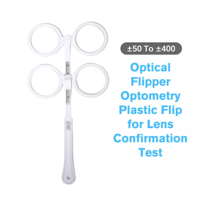 ±50-±400 Optical Ophthalmic Flipper Lens Holder Adjustable Distance Eye TrainJ0