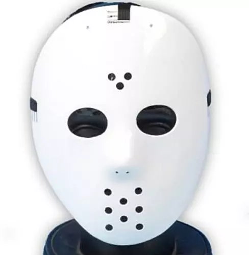 Jason Voorhees Friday the 13th Scary Halloween Hockey Mask White Cosplay NWT