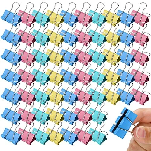 300 Pcs Medium Binder Clips Paper Clips Office Supplies Paper Clamps for