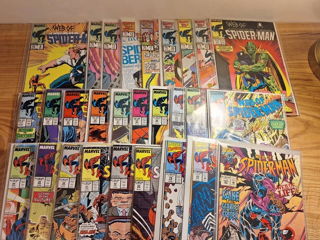 Web Of Spiderman Marvel Comics Lot