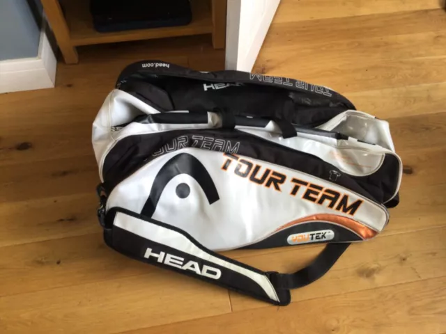 Head Youtek Tour Team Novak Huge Tennis Racket Bag. Rare…