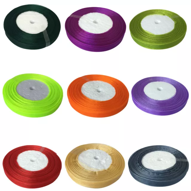 Organza Ribbons Gift Party Decoration Assorted Colours 50 Yards 10mm/20mm/40mm 3