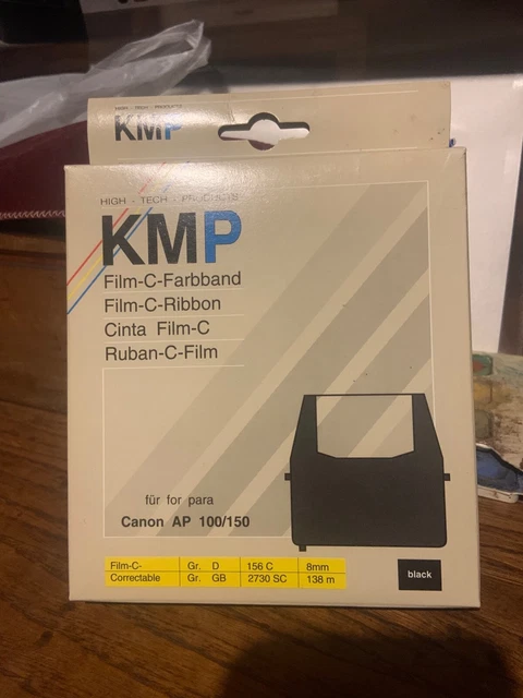 Nastri Per Macchina Da Scrivere GR4 - 2 Pezzi Bicolore Nero/Rosso, Nylon 10 M - Foto 11