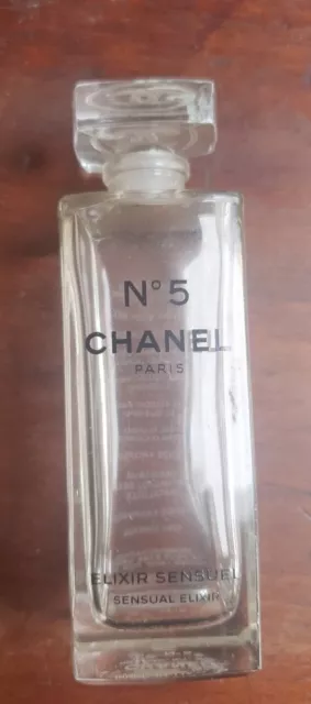 VINTAGE CHANEL NO5 Empty 50ml Bottle Body Gel Elixir Sensuel