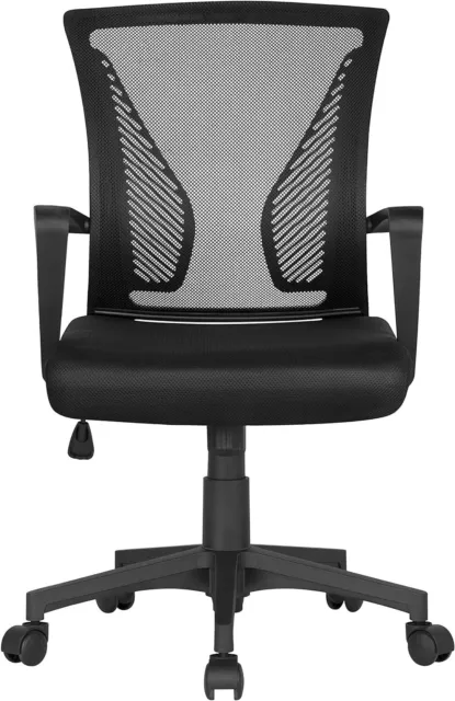Yaheetech Adjustable Office Chair Ergonomic Mesh Swivel Computer Comfy Desk/Exe