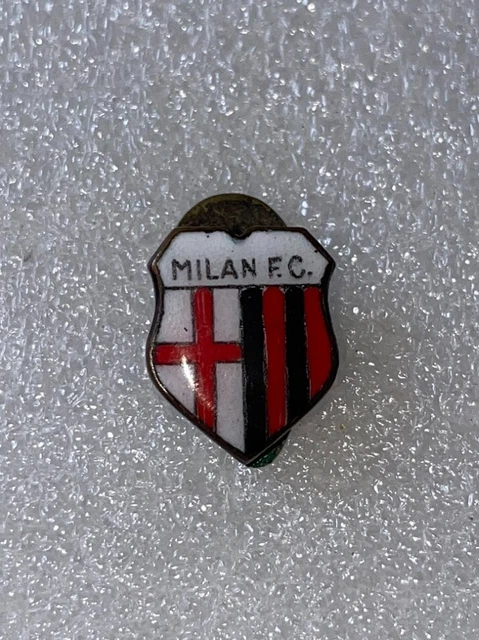 Distintivo Ufficiale AC Milan F.C. - Crest Pin Badge In Metallo, Per Collezionisti E Tifosi